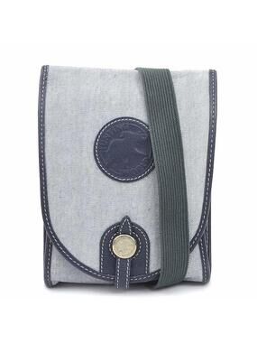 Auth Hunting World Shoulder Bag Navy #300531H75B